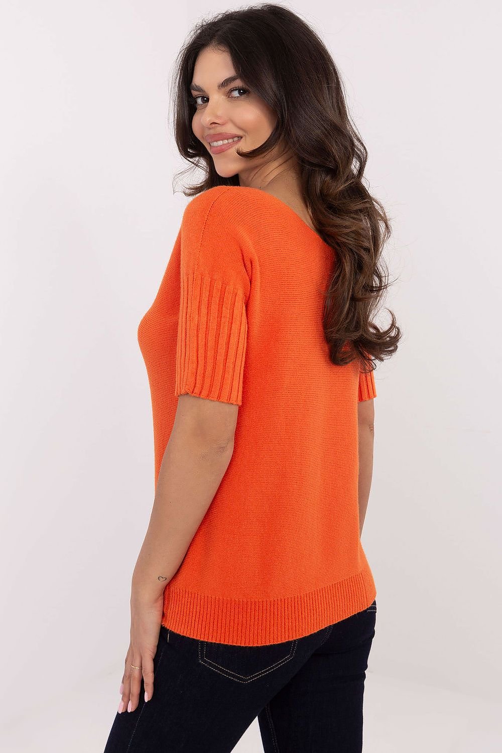 Short-sleeved sweater model 203808 Italy Moda