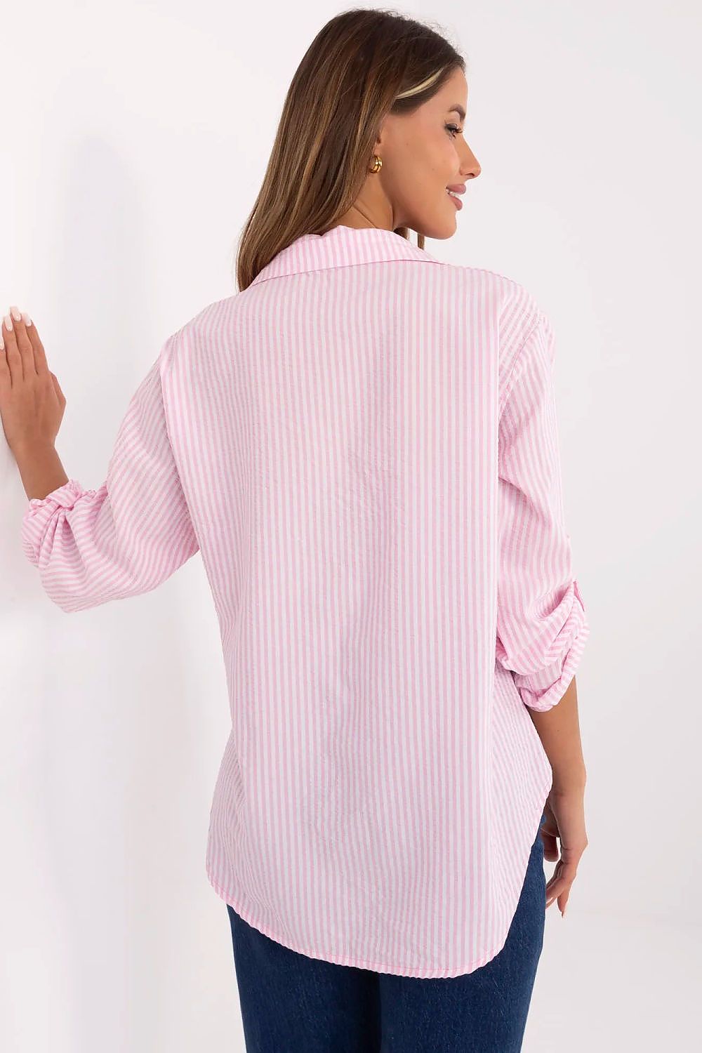 Chemise manche longue model 210017 Italy Moda