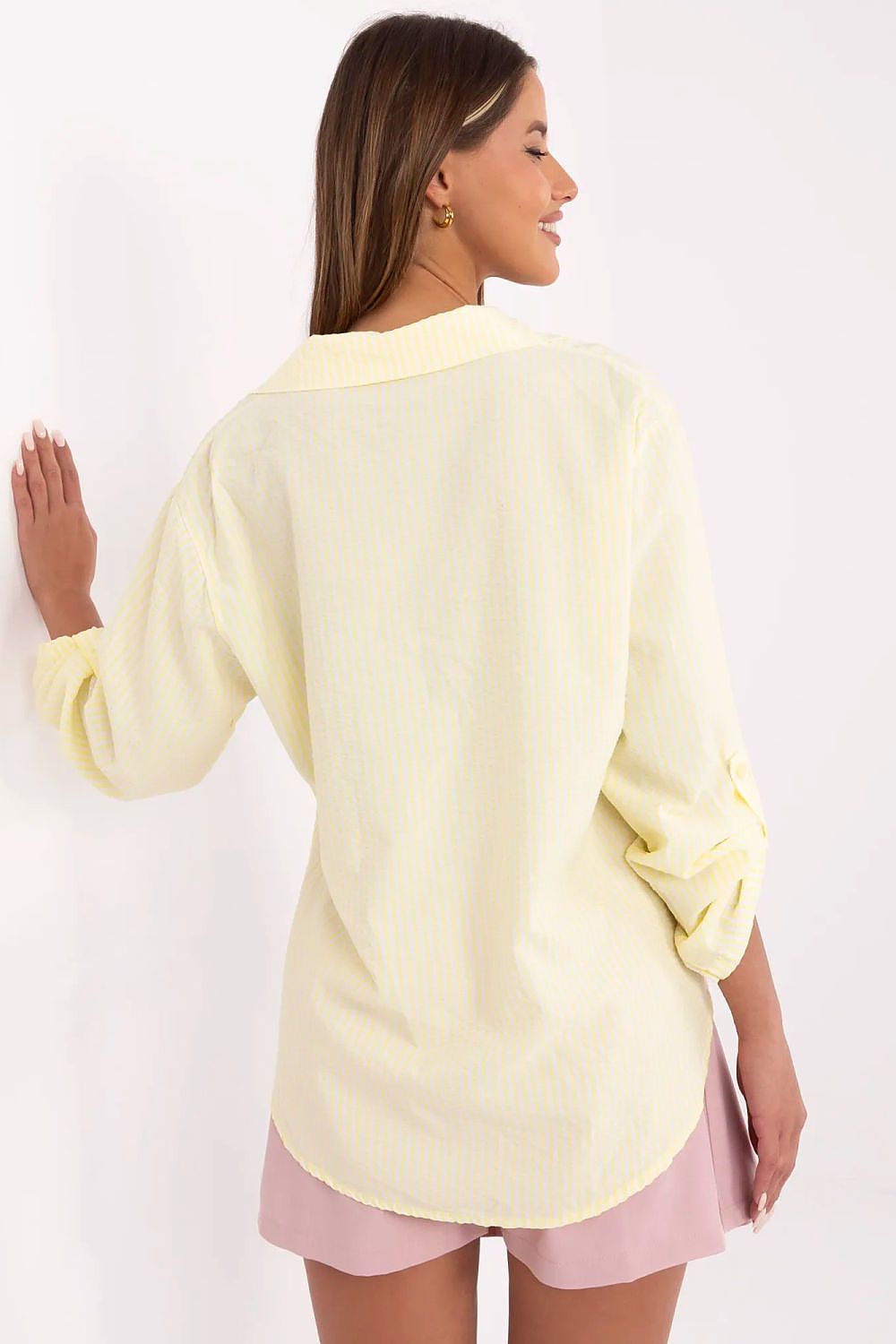 Chemise manche longue model 210018 Italy Moda