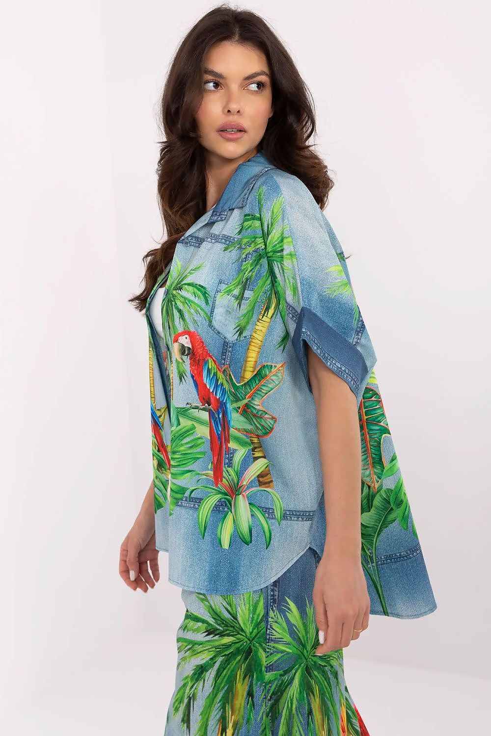 Chemise manche courte model 210034 Italy Moda