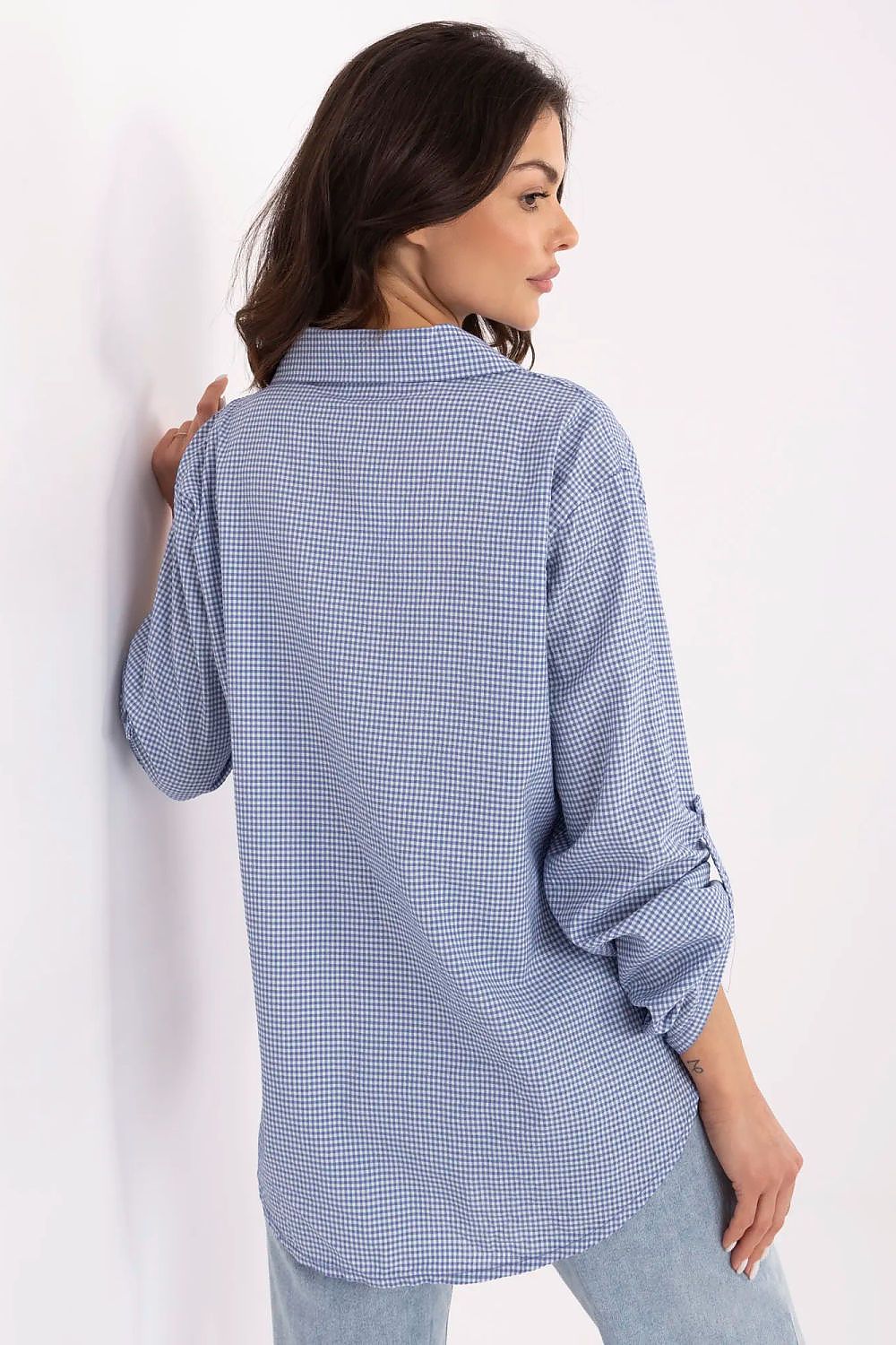 Chemise manche longue model 211443 Italy Moda