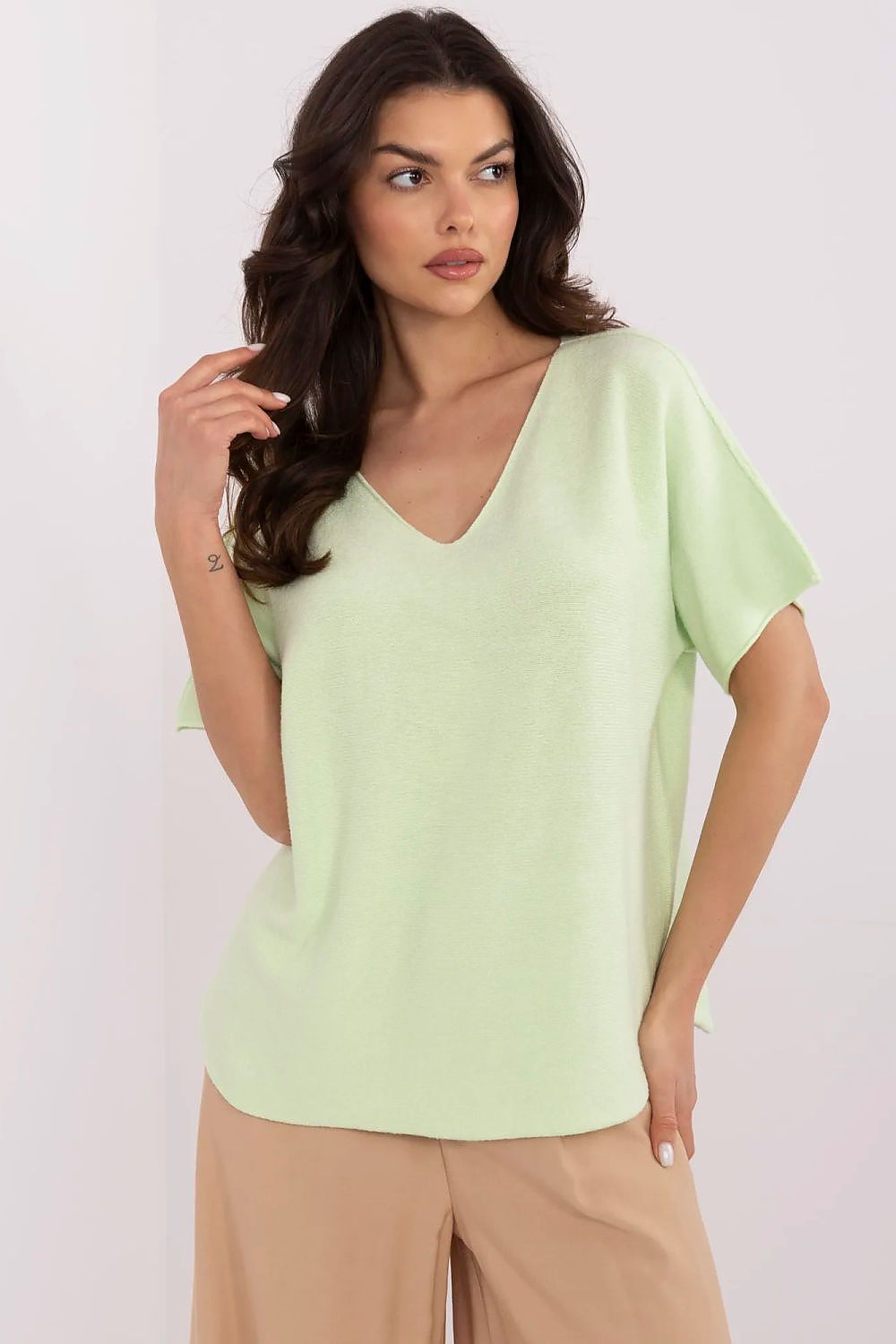 Pull à manches courtes model 211456 Italy Moda