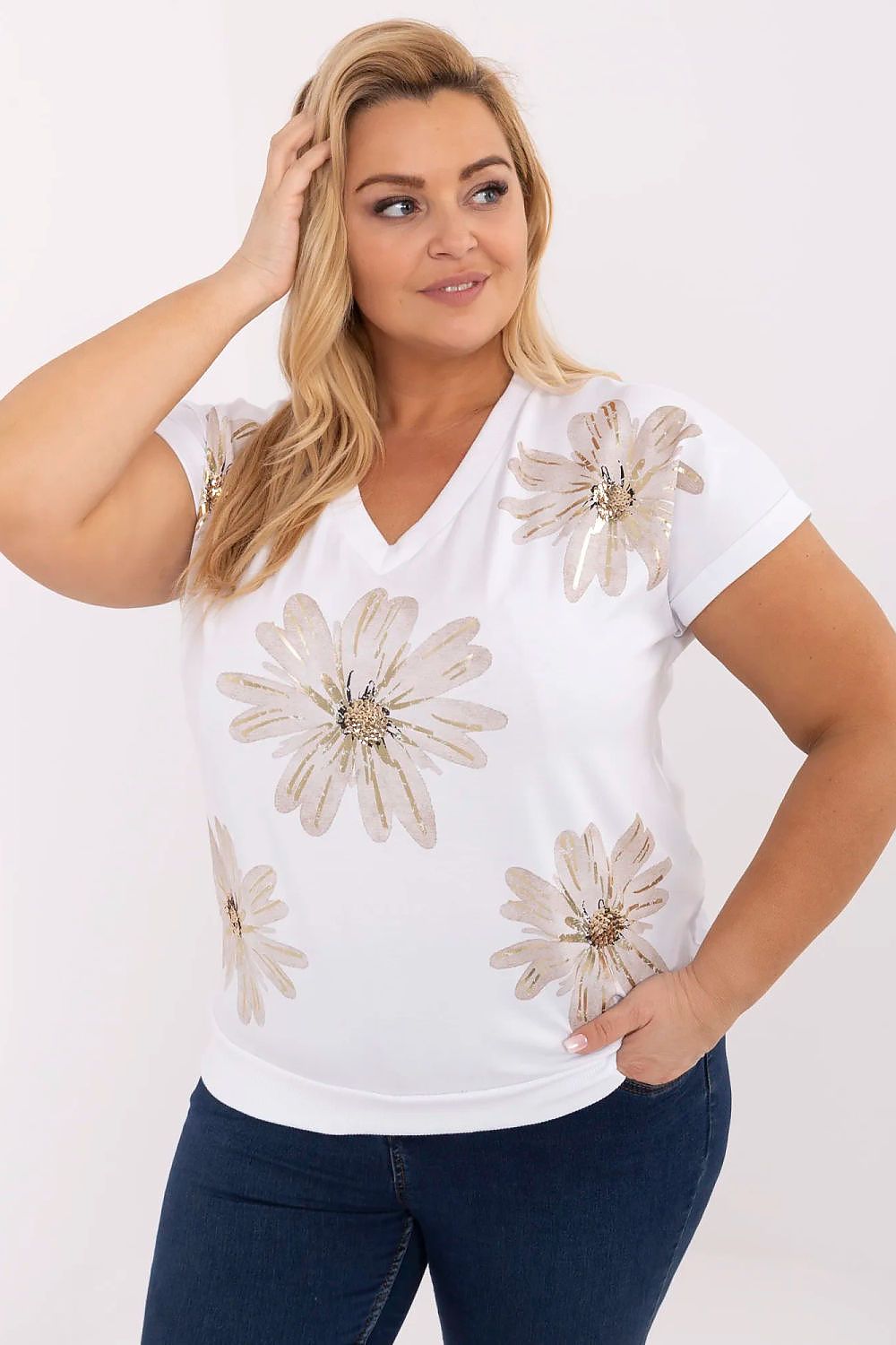 Chemisier grande taille model 211741 Relevance