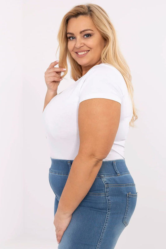 Plus size T-shirt model 211765 Relevance