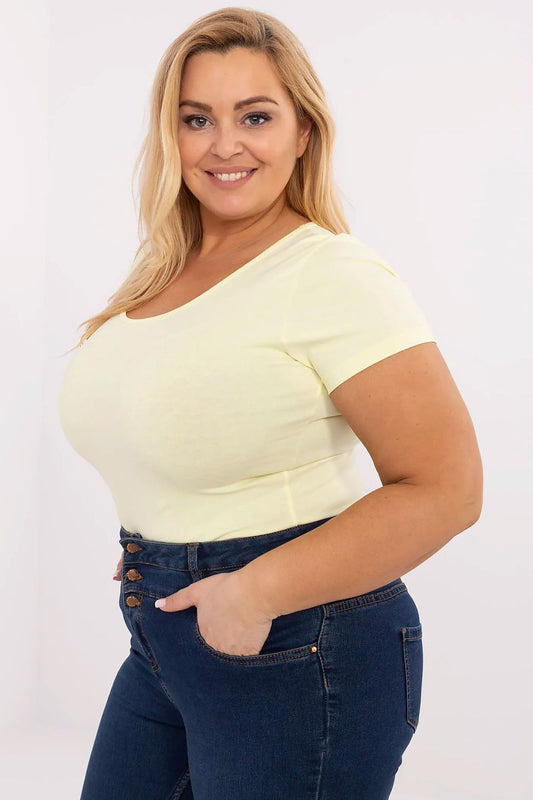 Plus size T-shirt model 211766 Relevance