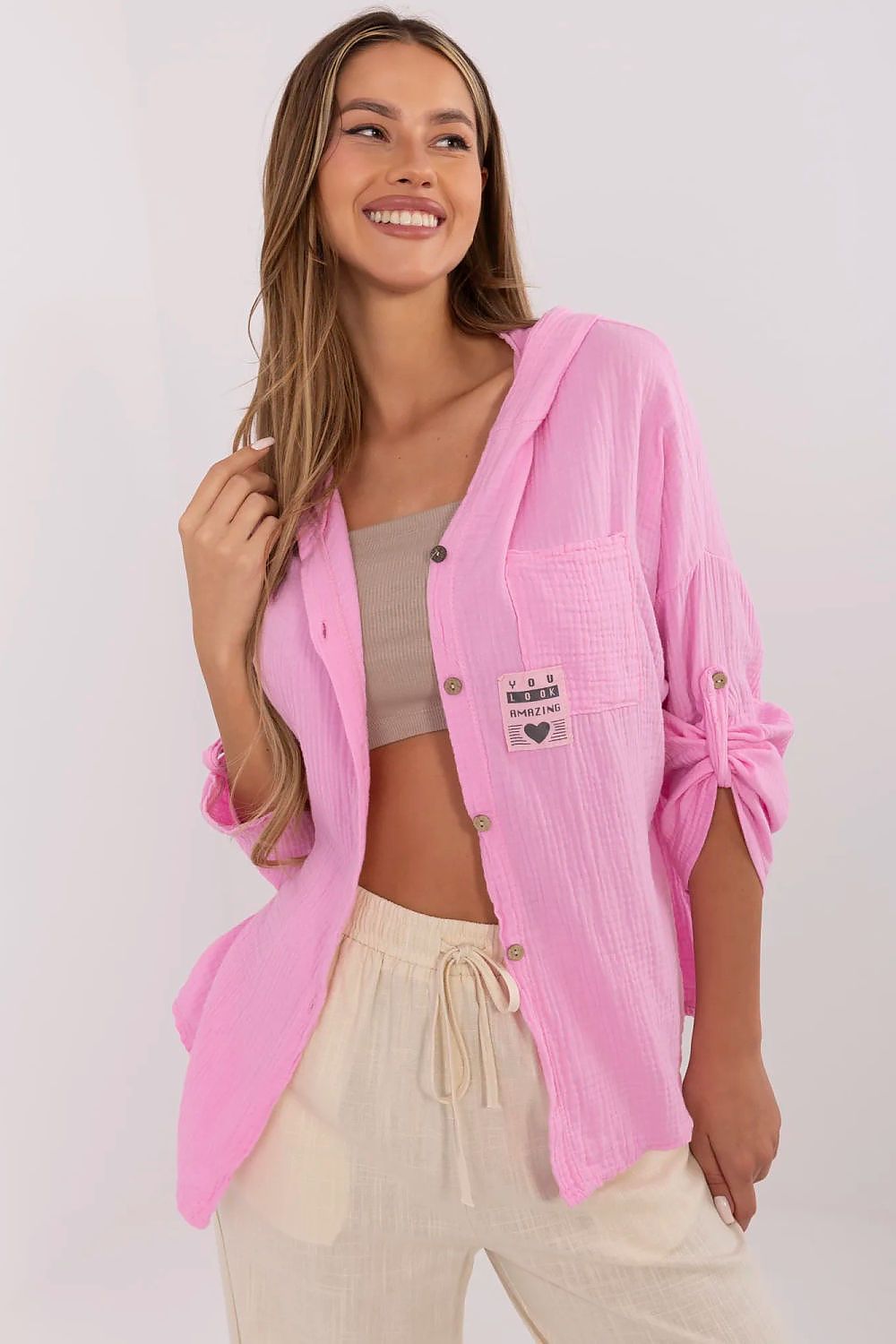 Chemise model 213249 Italy Moda