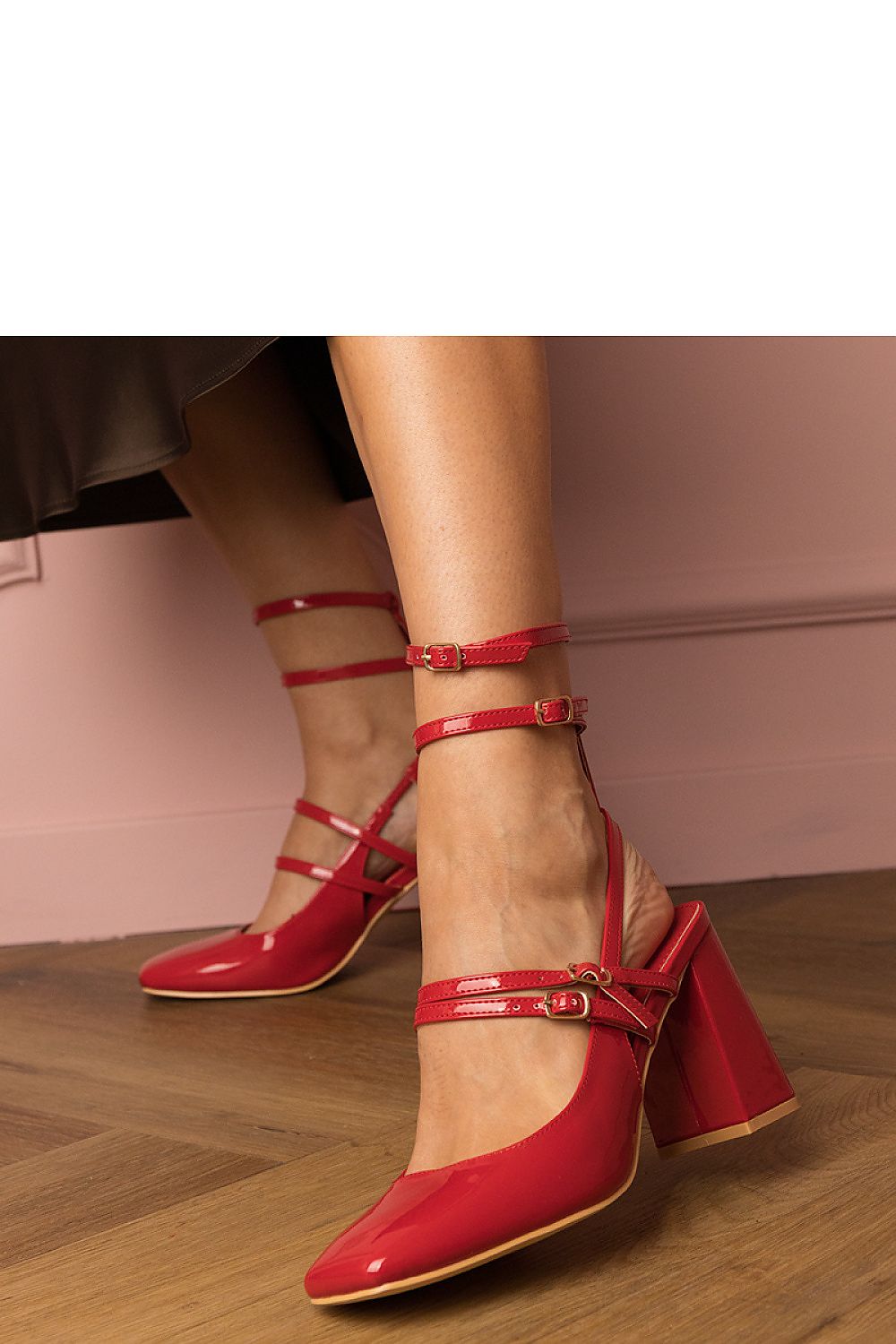 Escarpins talon large model 213750 PRIMO