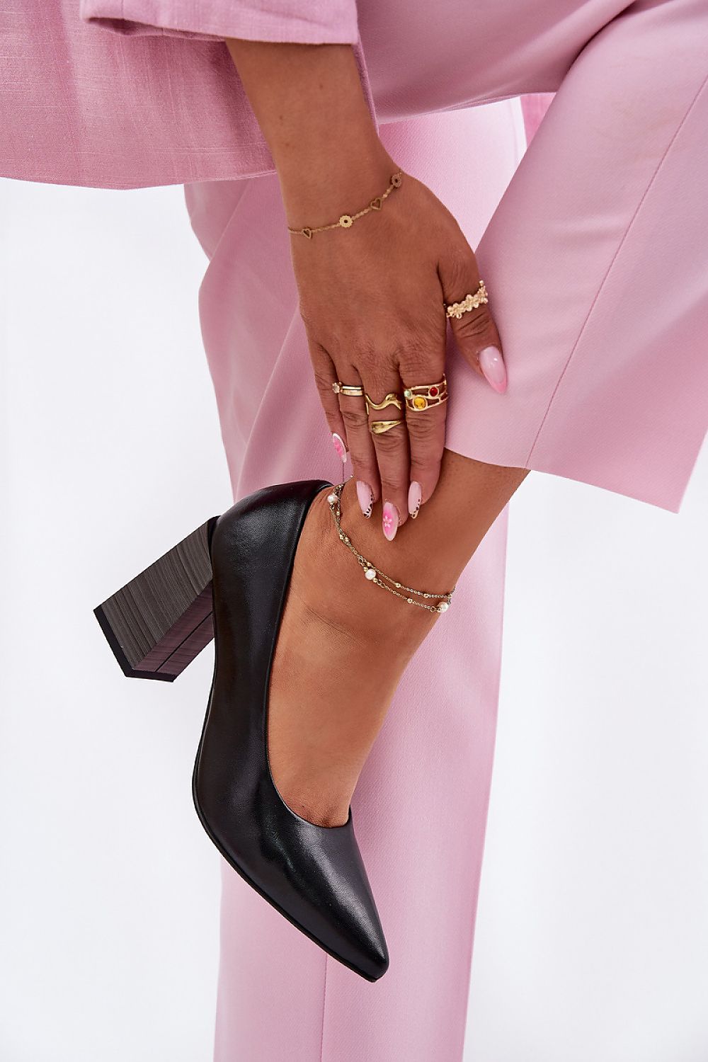 Escarpins talon large model 213893 Step in style