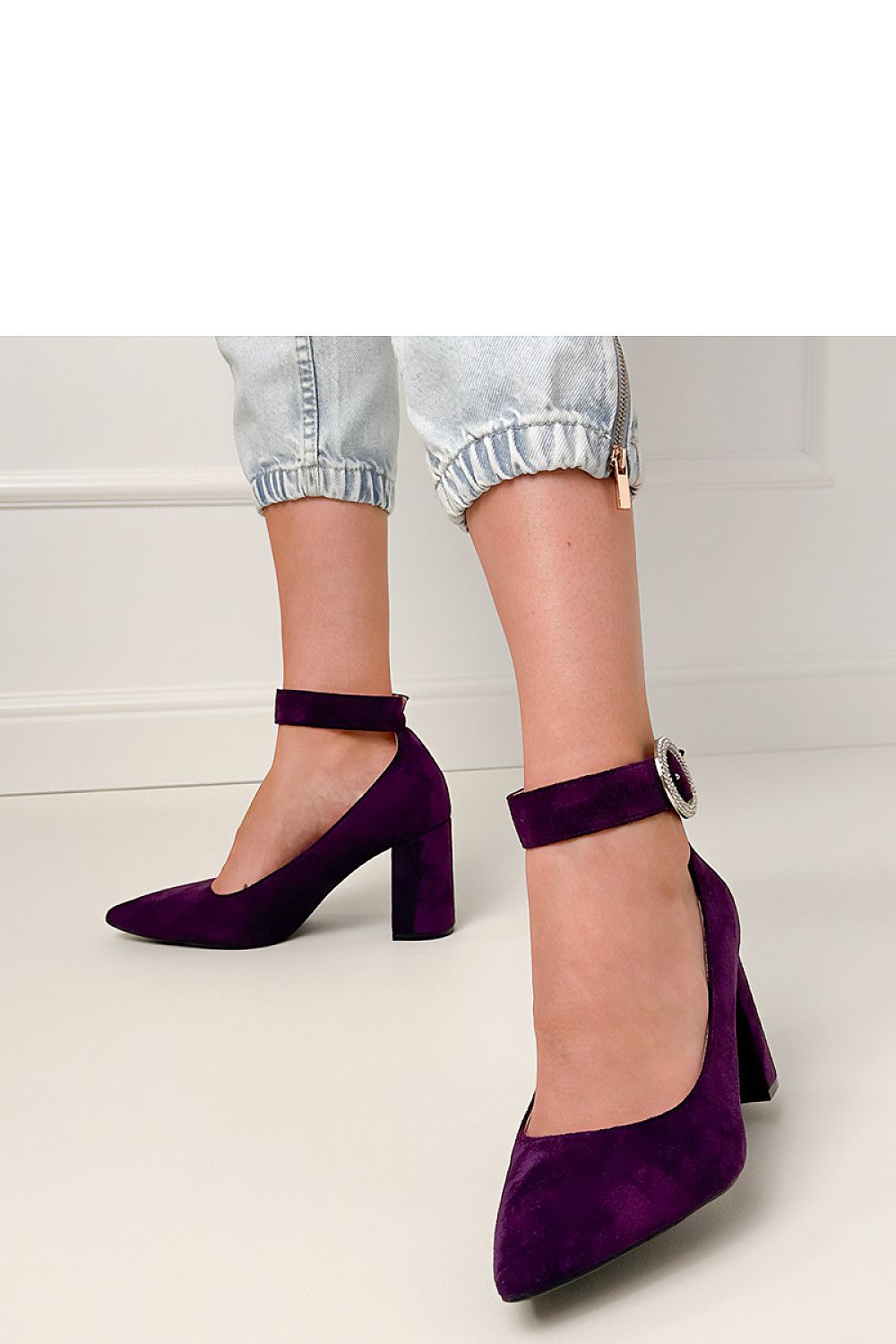 Escarpins talon large model 214632 PRIMO