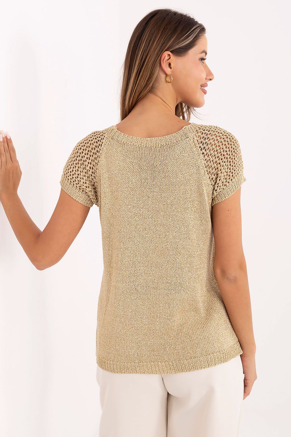 Pull à manches courtes model 215793 Italy Moda