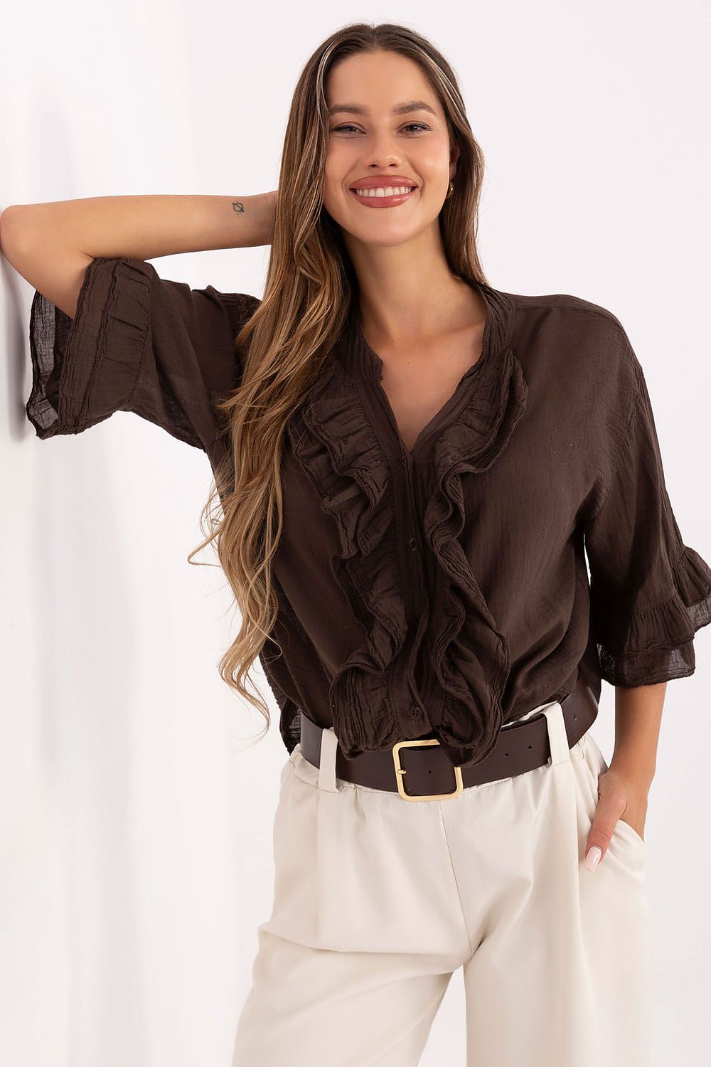 Chemise model 215814 Italy Moda