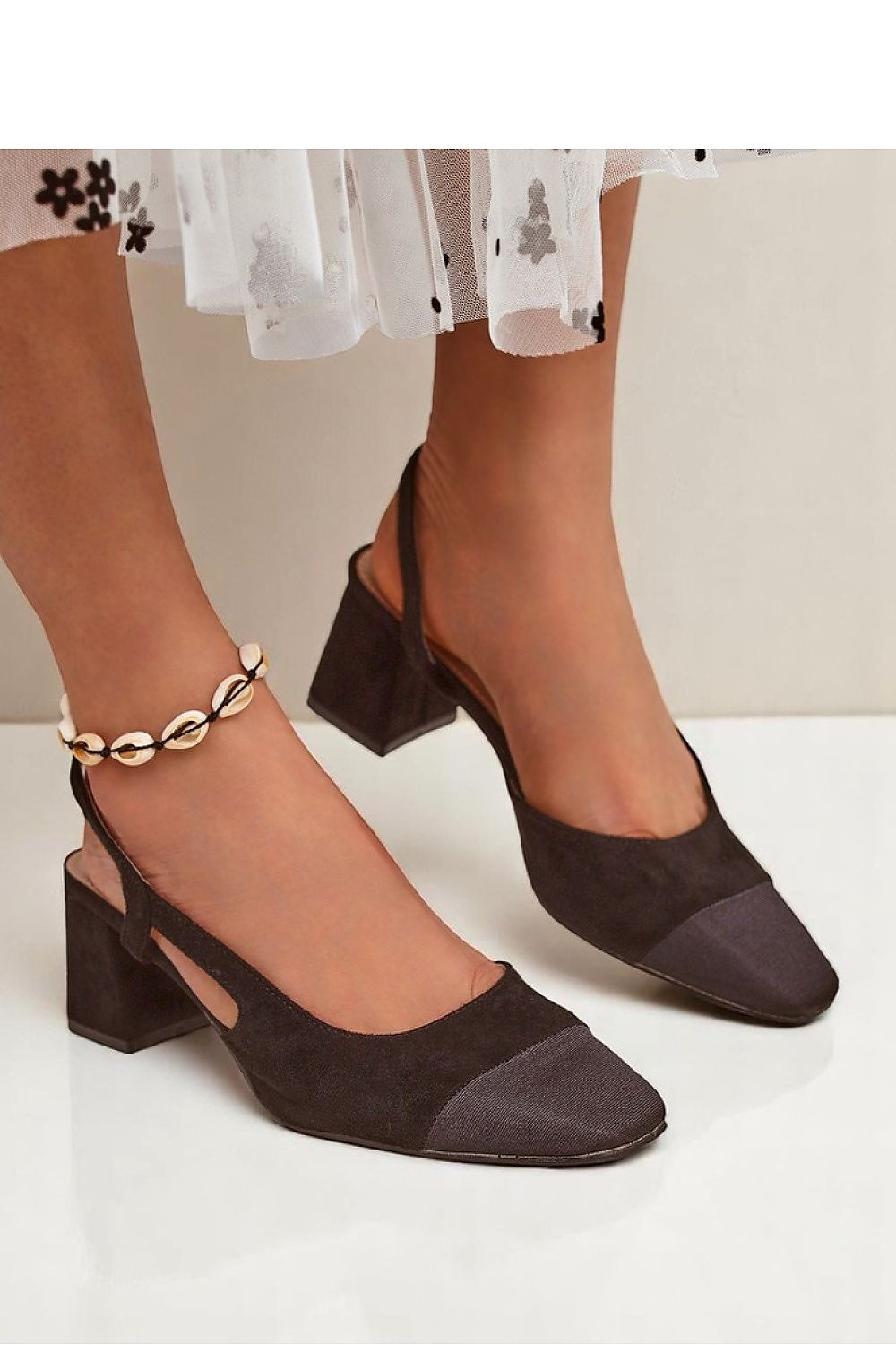 Escarpins talon large model 216266 PRIMO