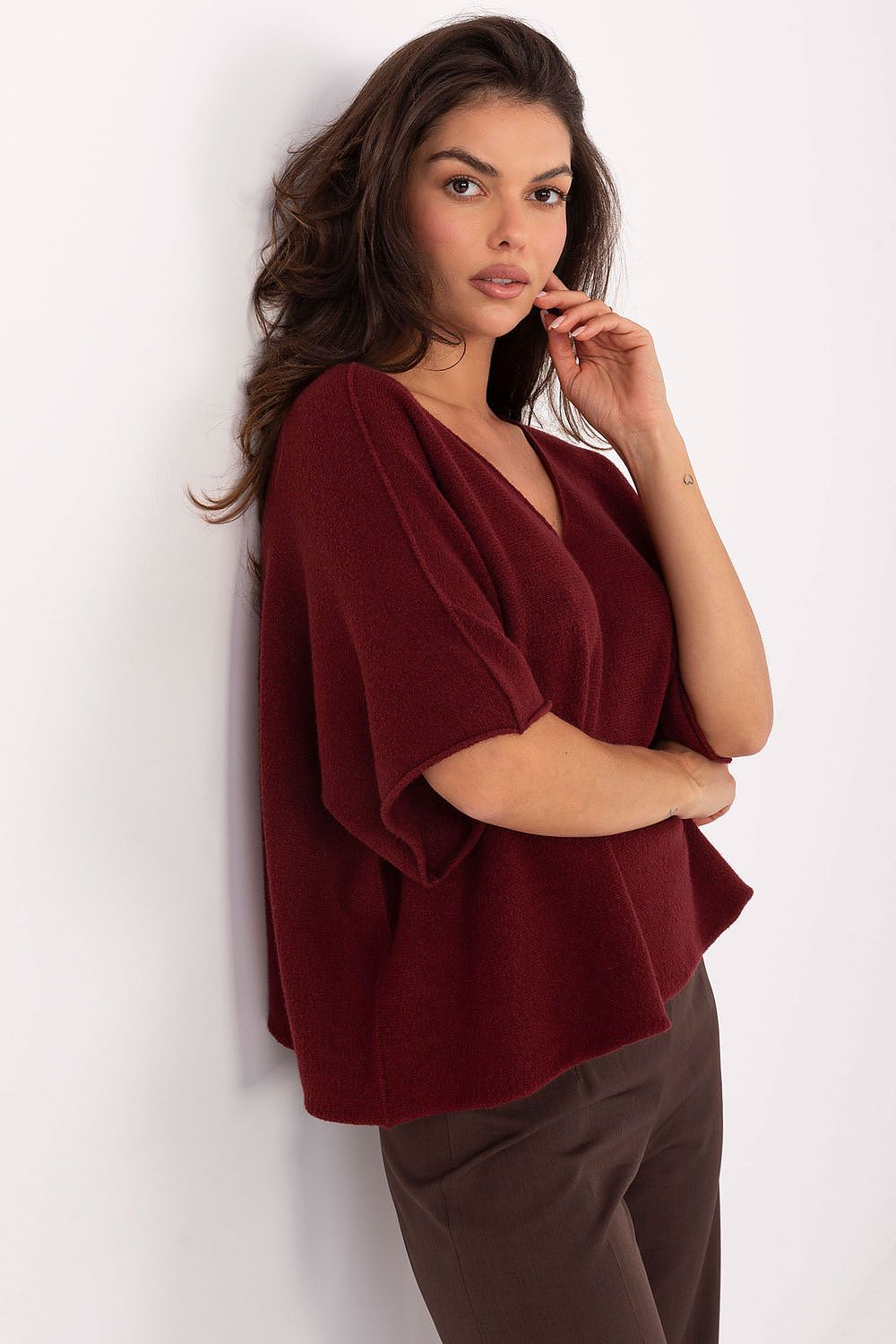 Pull à manches courtes model 216680 Italy Moda