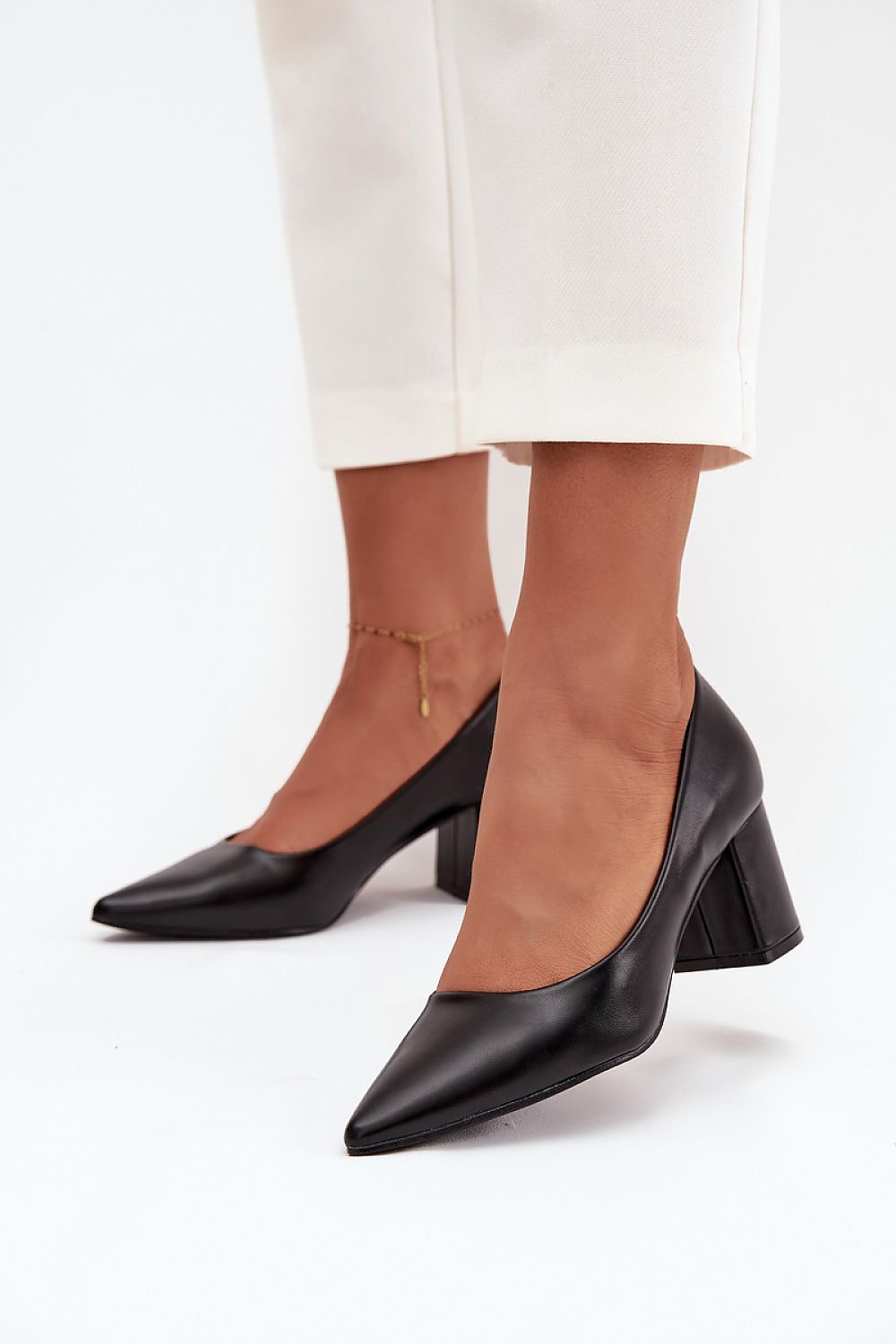 Escarpins talon large model 218680 Step in style