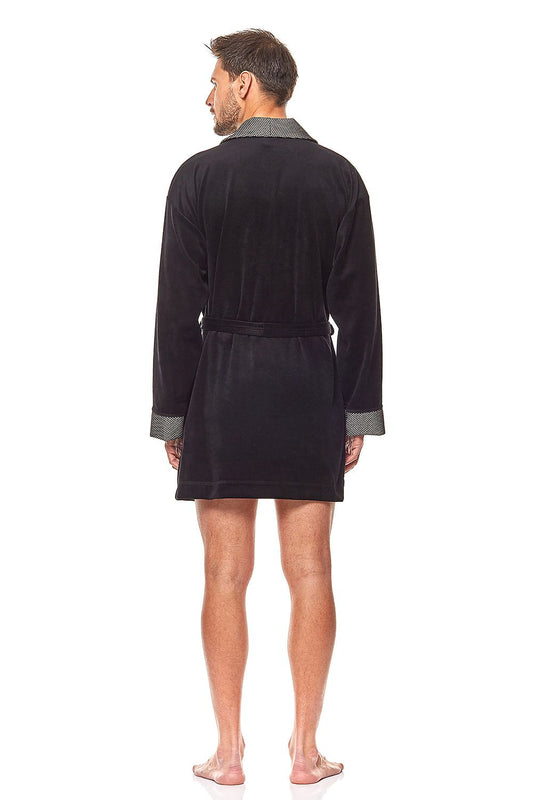 Men's bathrobe model 152953 L&L collection