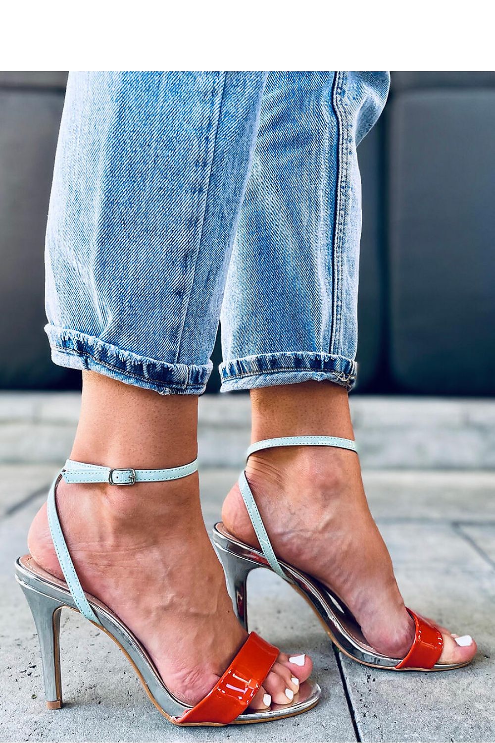 Heeled sandals model 166550 Inello