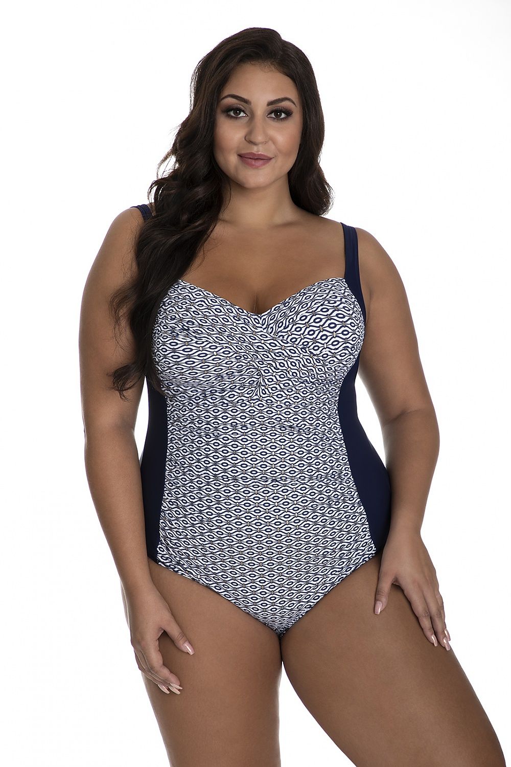 One-piece swimsuit model 167656 Barontex