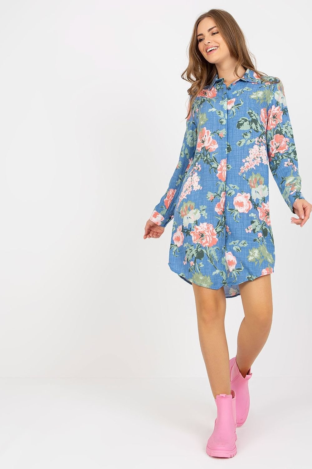 Day dress model 170386 Rue Paris