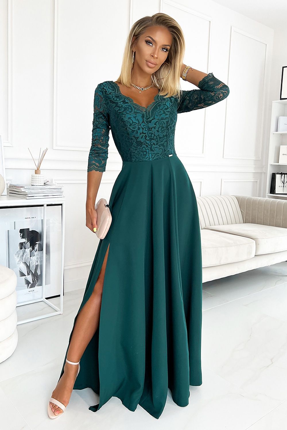 Robe longue model 193523 Numoco
