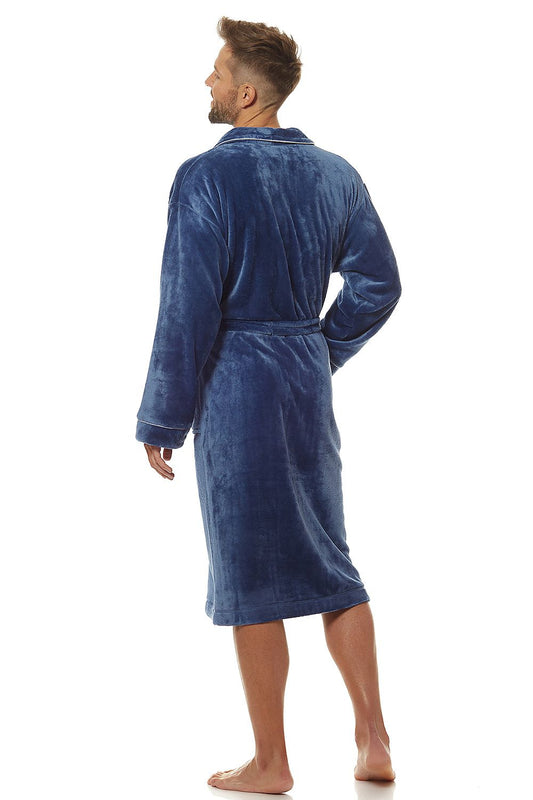 Men's bathrobe model 172798 L&L collection