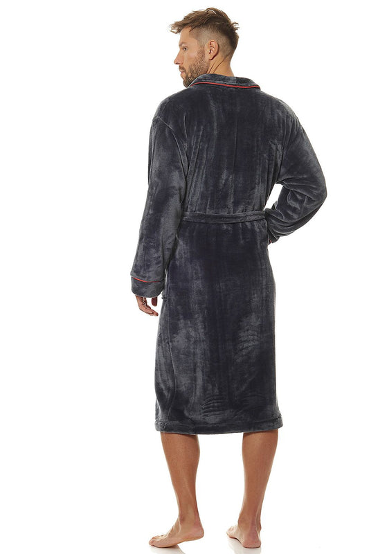 Men's bathrobe model 172799 L&L collection