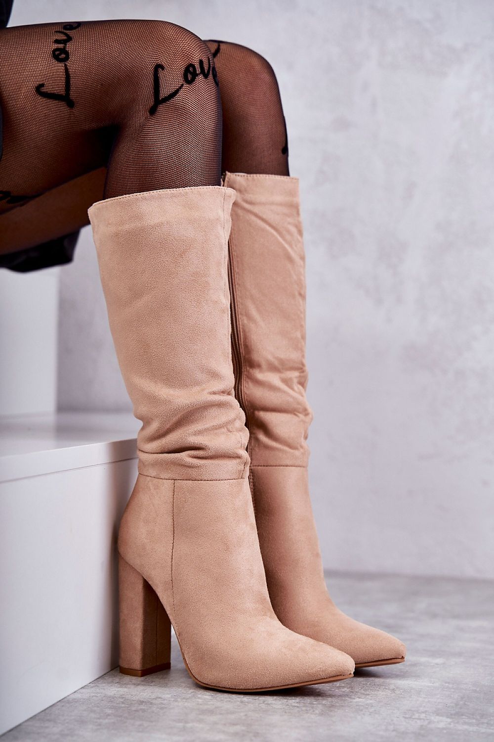 Step in style heeled boots