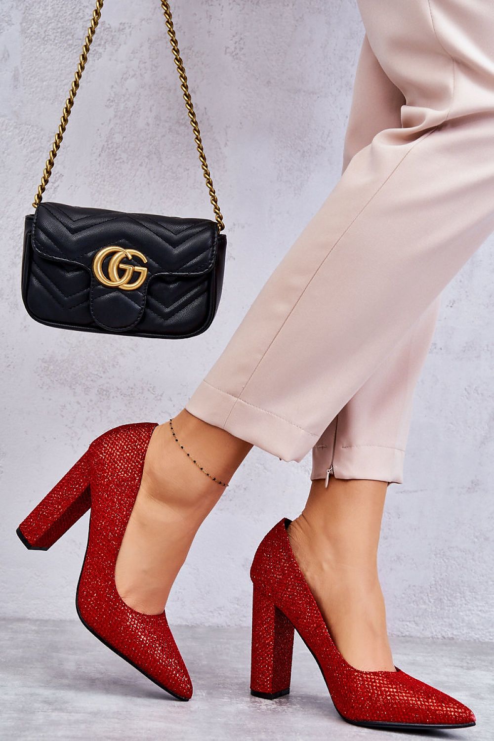 Wide heel pumps model 175264 Step in style