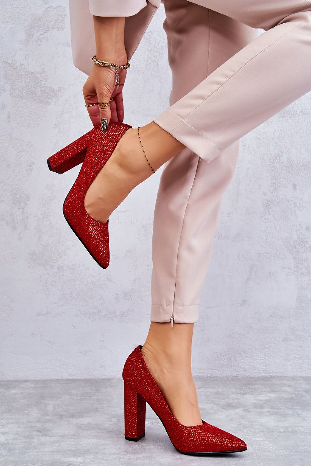 Wide heel pumps model 175264 Step in style