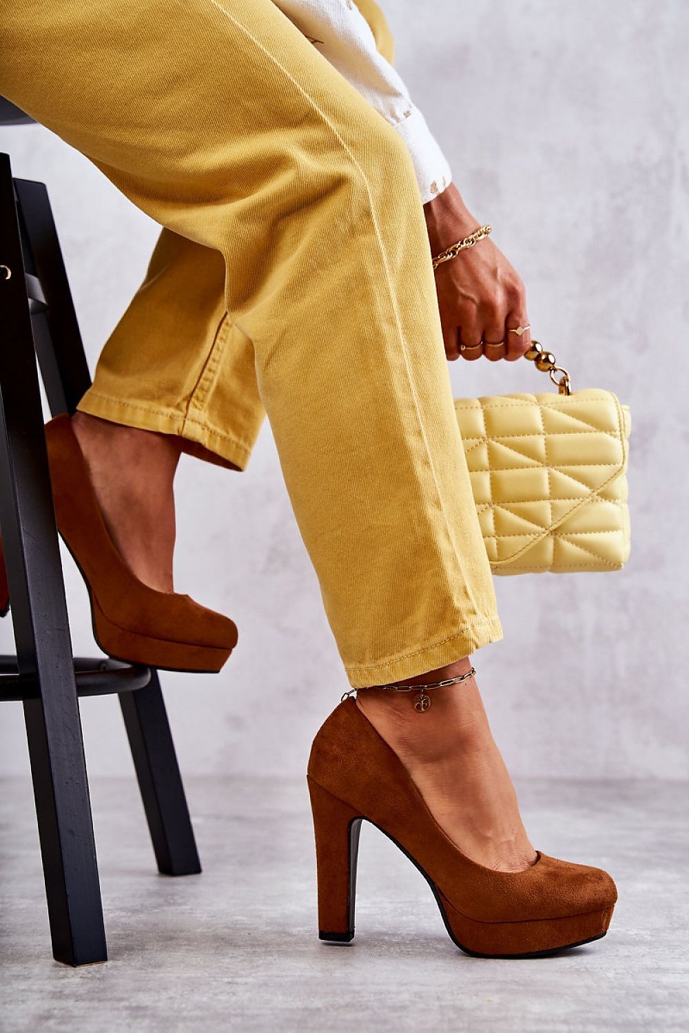 Wide heel pumps model 175298 Step in style