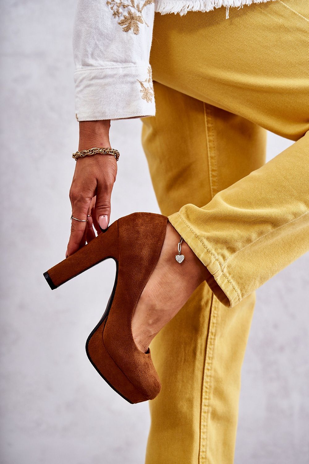 Wide heel pumps model 175298 Step in style