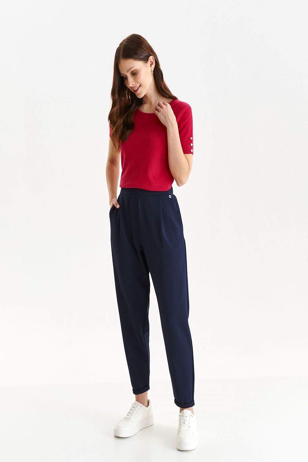 Short-sleeved sweater model 175915 Top Secret