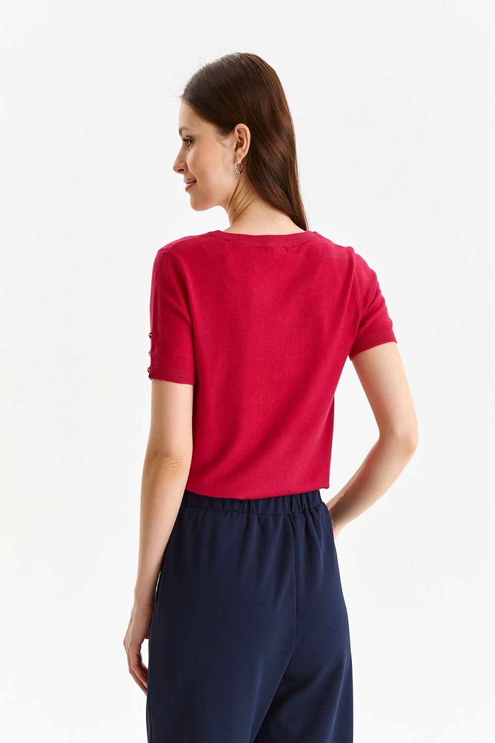 Short-sleeved sweater model 175915 Top Secret