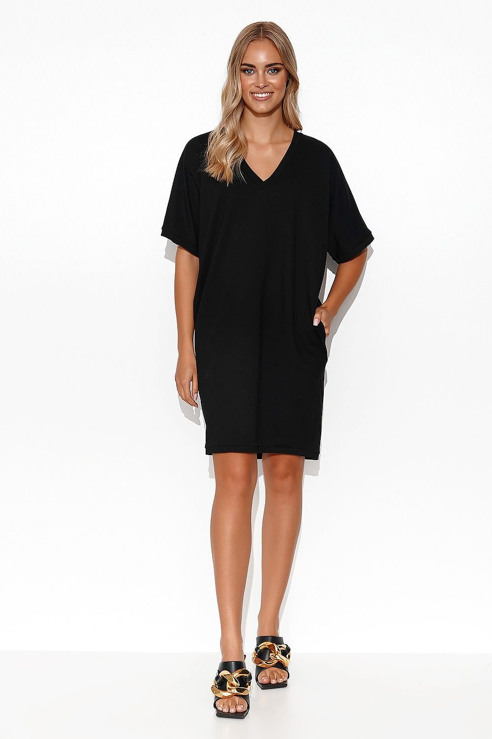 Robe de jour model 175672 Makadamia