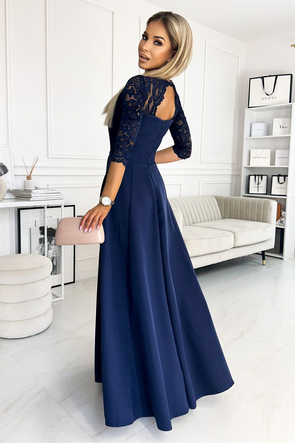 Robe longue model 193523 Numoco