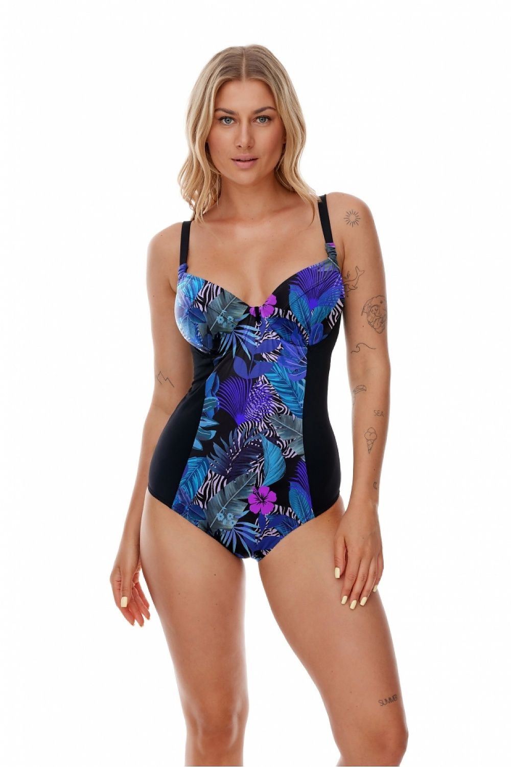 One-piece swimsuit model 177859 Lupo Line