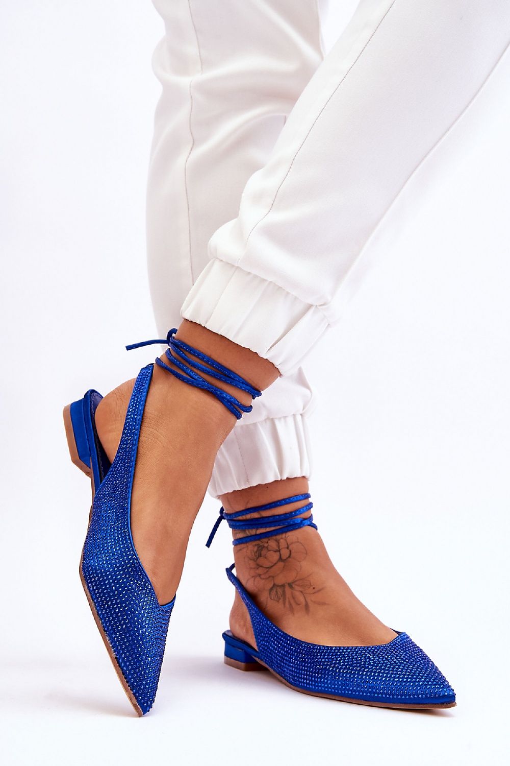 Lace-up ballerinas model 178023 Step in style