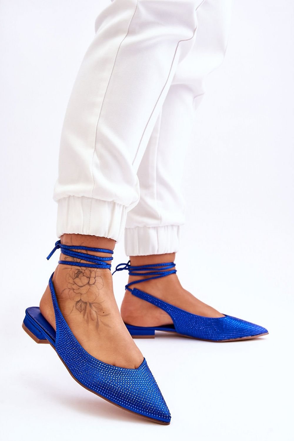 Lace-up ballerinas model 178023 Step in style