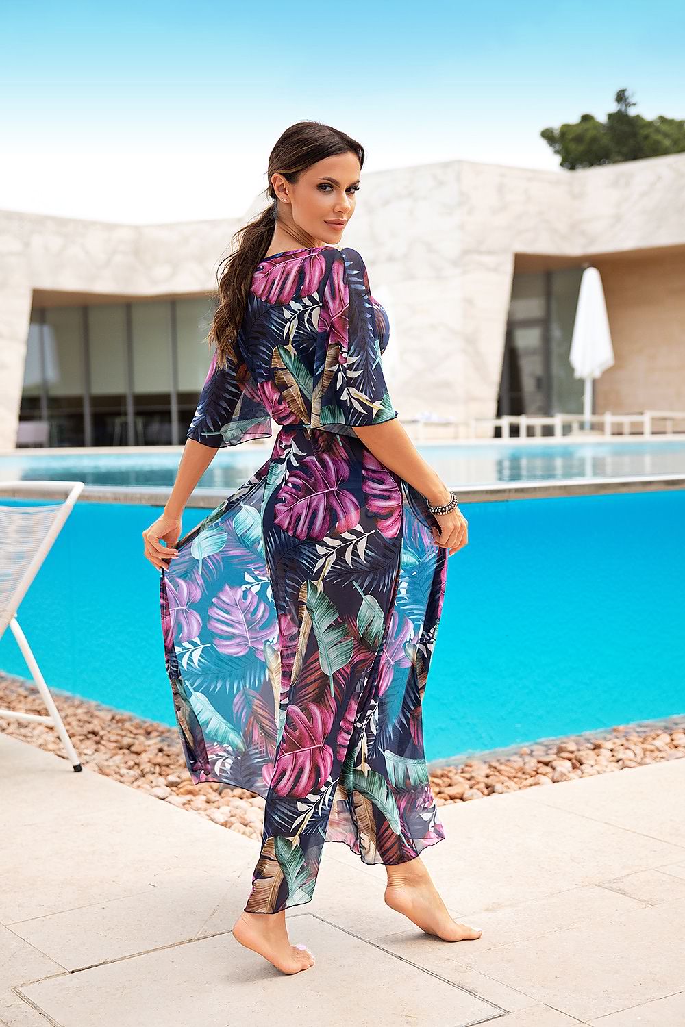 Etna beach tunic
