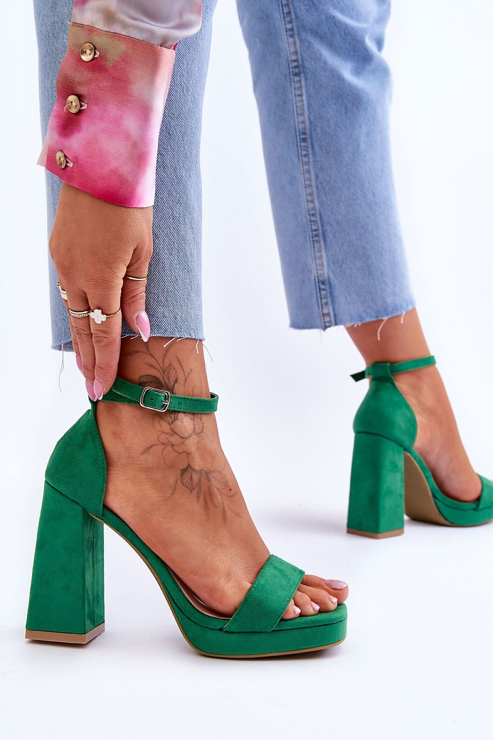 Heeled sandals model 179872 Step in style