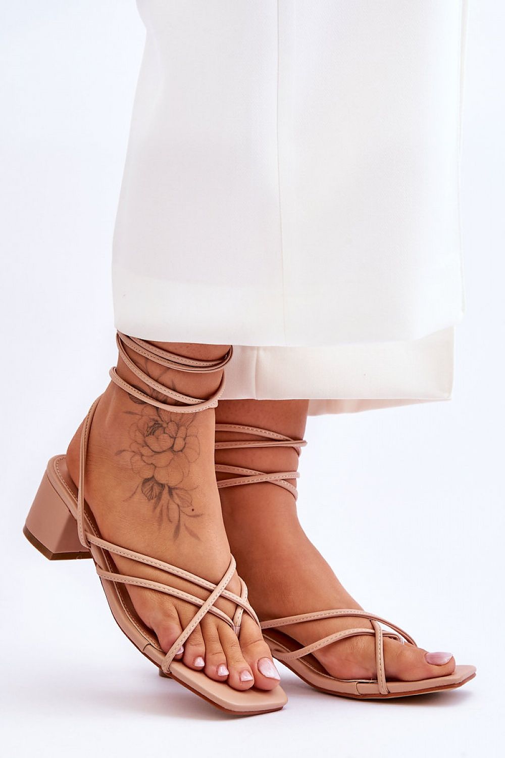 Lace-up sandals model 180122 Step in style