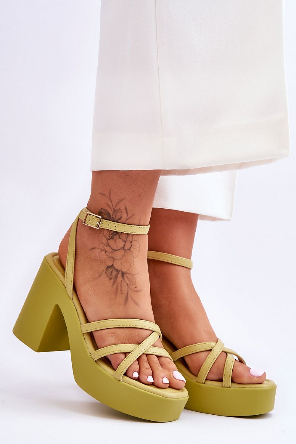 Heeled sandals model 180546 Step in style