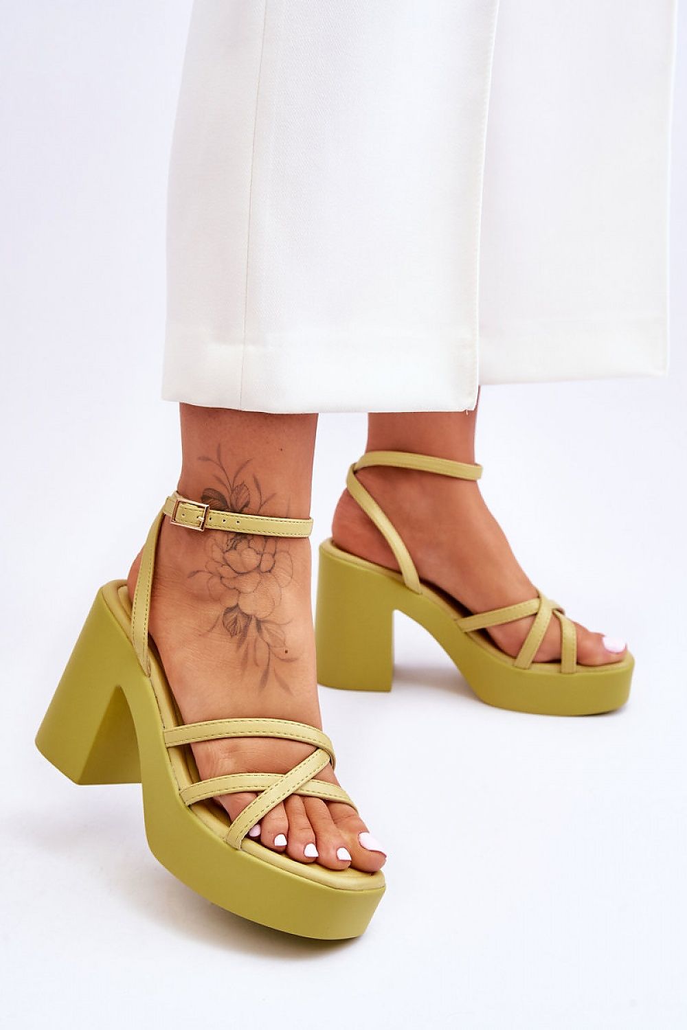 Heeled sandals model 180546 Step in style