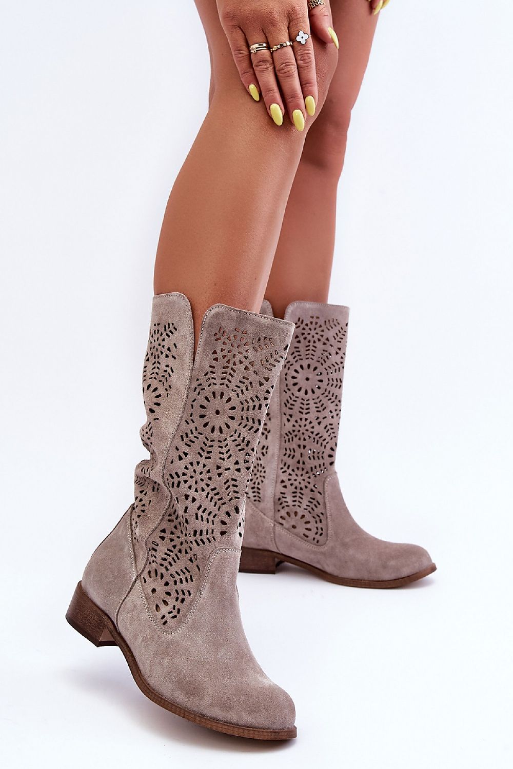 Openwork boots model 184037 Step in style