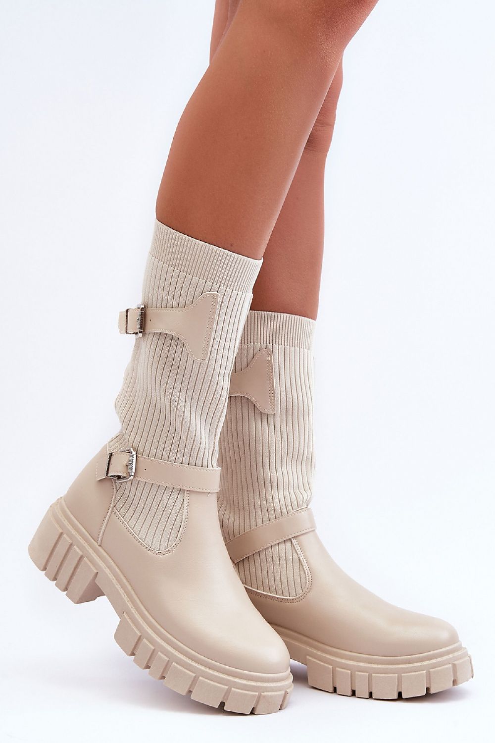 Thigh-high boots model 184046 Step in style