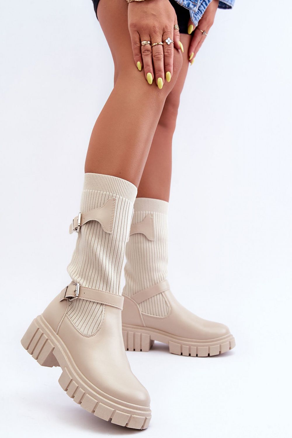 Thigh-high boots model 184046 Step in style