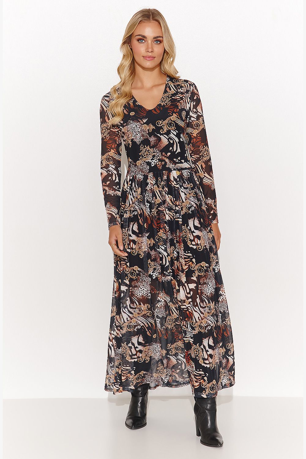 Robe de jour model 184807 Makadamia