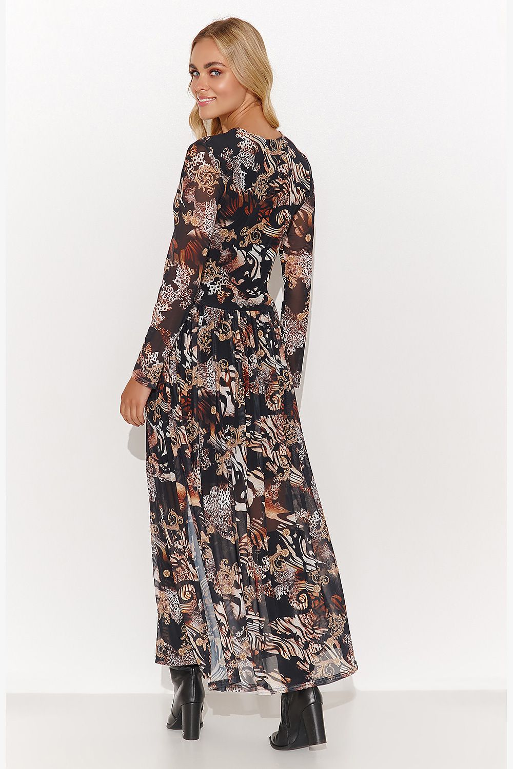 Robe de jour model 184807 Makadamia