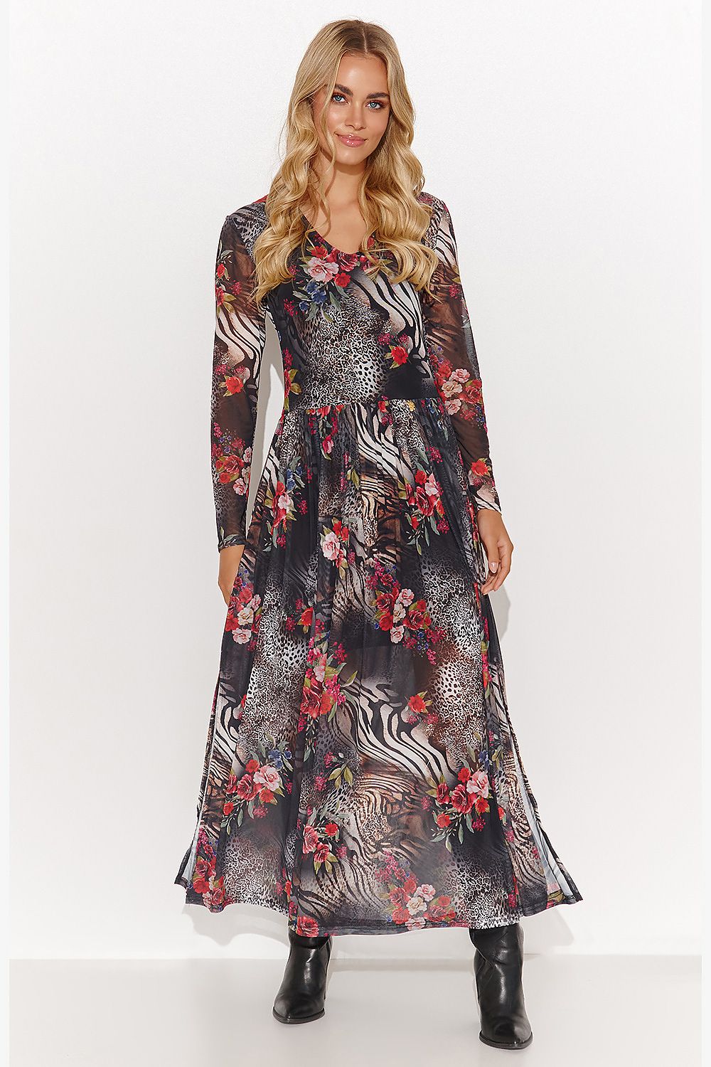 Robe de jour model 184807 Makadamia