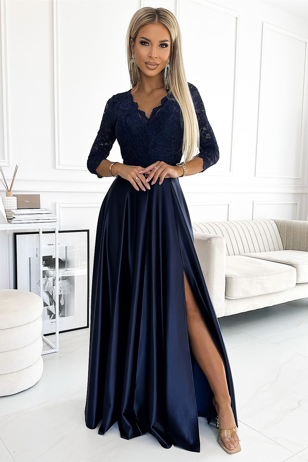 Robe longue model 193523 Numoco