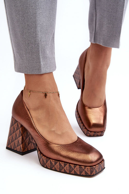 Escarpins talon large model 188523 Step in style